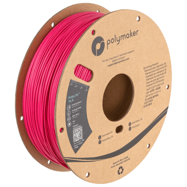 POLYMAKER PolyLite PLA 1,75 mm Magenta 3D filament 0