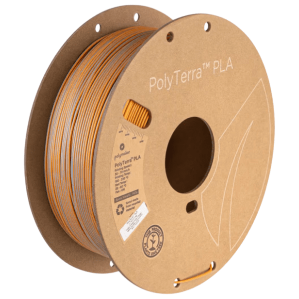 POLYMAKER PolyTerra 1,75mm Dual Foggy Orange Grey 3D filament 0