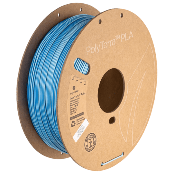 POLYMAKER PolyTerra PLA 1,75 mm Dual Glacier Blue Ice Blue 3D filament 0