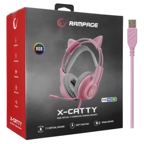 RAMPAGE slušalice RM-K91 X-Catty 7