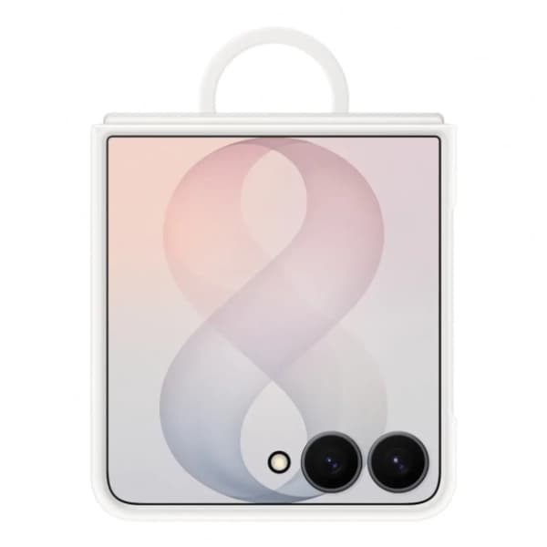 SAMSUNG Ring silikonska magnetna maska za Galaxy Z Flip8 Cream 2
