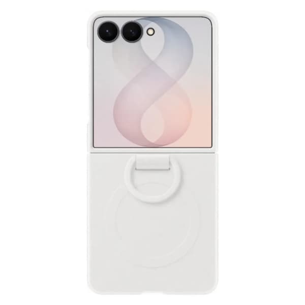 SAMSUNG Ring silikonska magnetna maska za Galaxy Z Flip8 Cream 0
