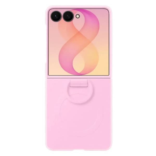 SAMSUNG Ring silikonska magnetna maska za Galaxy Z Flip8 Pink 0
