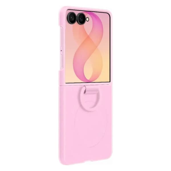 SAMSUNG Ring silikonska magnetna maska za Galaxy Z Flip8 Pink 1