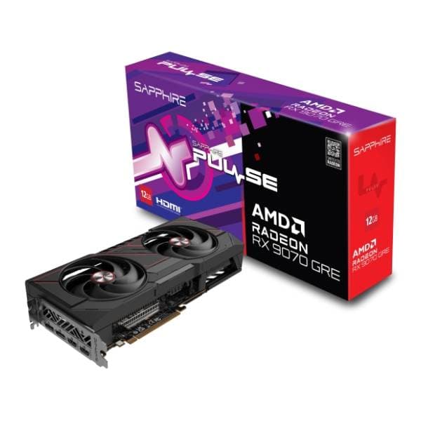 SAPPHIRE AMD Radeon RX 9070 GRE PULSE GAMING OC 12GB GDDR6 192-bit grafička kartica 0