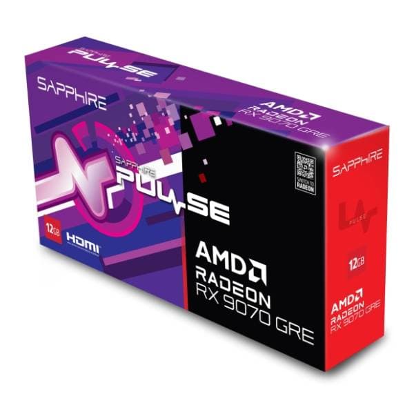 SAPPHIRE AMD Radeon RX 9070 GRE PULSE GAMING OC 12GB GDDR6 192-bit grafička kartica 6