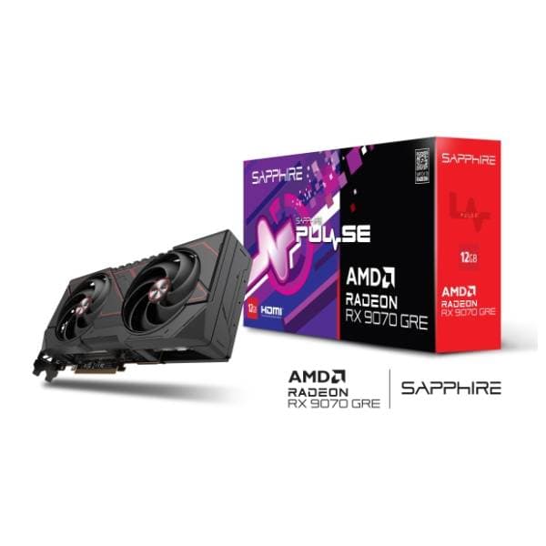SAPPHIRE AMD Radeon RX 9070 GRE PULSE GAMING OC 12GB GDDR6 192-bit grafička kartica 7