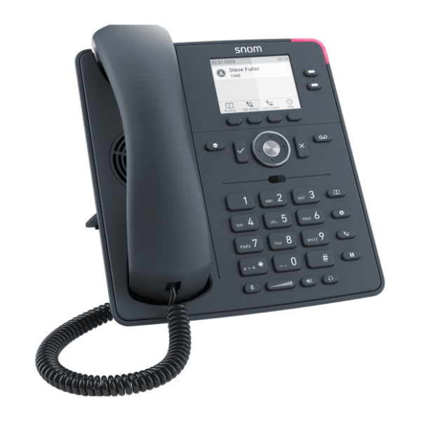 SNOM D140 IP crni žični fiksni telefon 1
