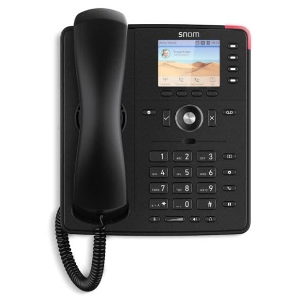 SNOM D713 IP crni žični fiksni telefon 0
