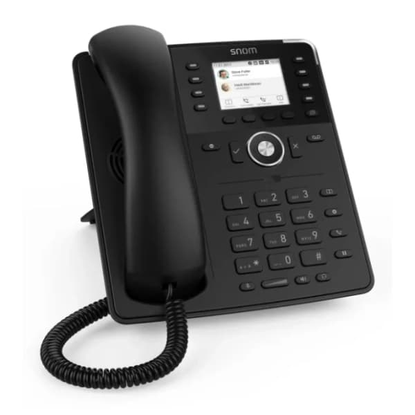 SNOM D735B IP crni žični fiksni telefon 0
