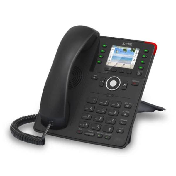SNOM D735B IP crni žični fiksni telefon 2