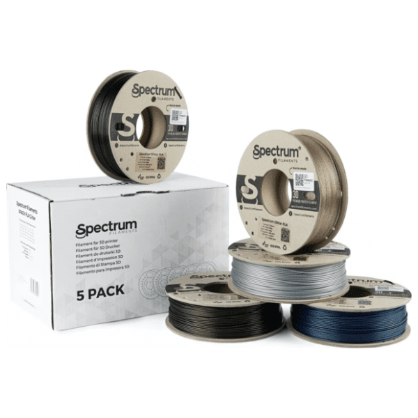 SPECTRUM PLA 1,75 mm Set of 5 glitter 3D filament 1