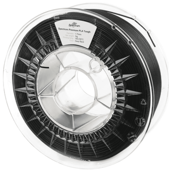 SPECTRUM PLA 1,75 mm Tough Deep Black 3D filament 1