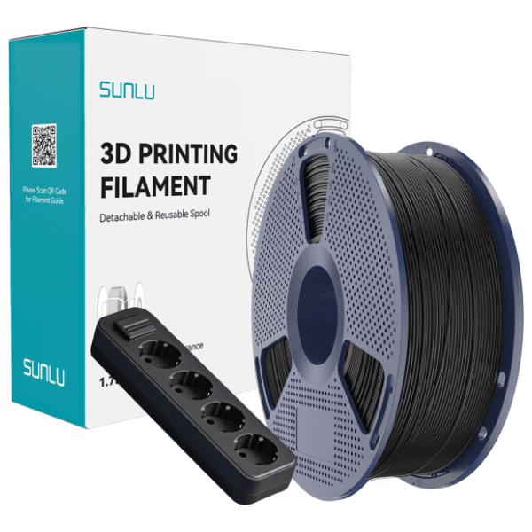 SUNLU ABS FR 1,75 mm Black 3D filament 2