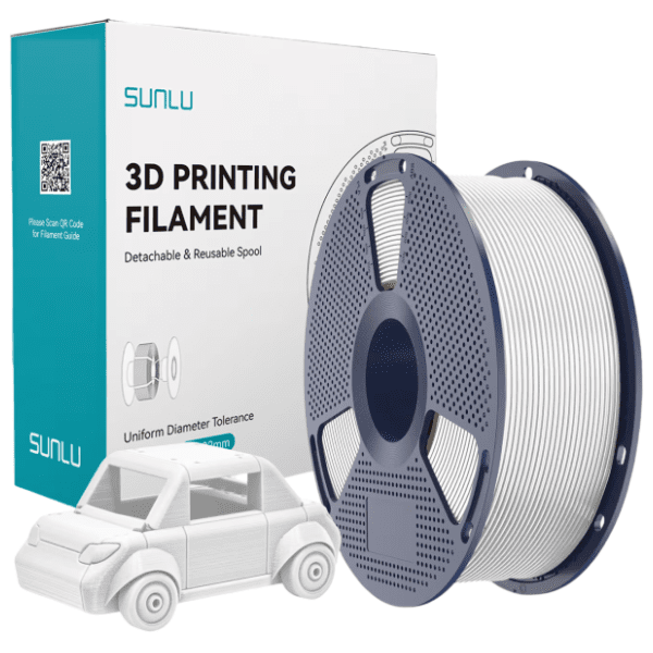 SUNLU PETG 1,75 mm White 3D filament 2