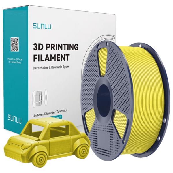 SUNLU PETG 1,75 mm Žuta 3D filament 2