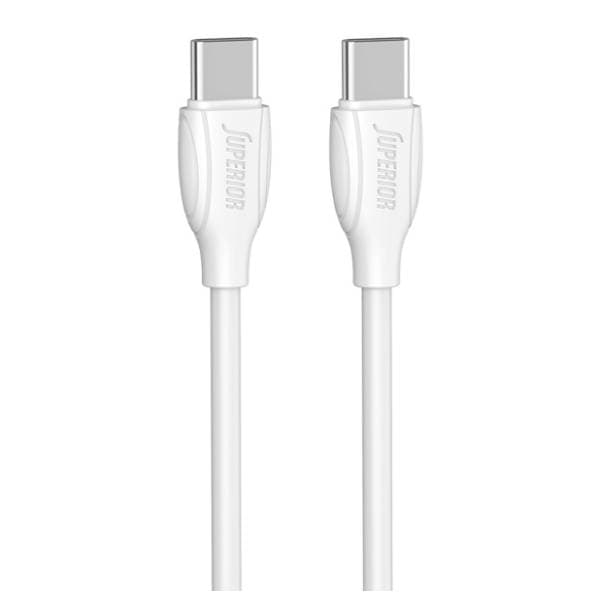 SUPERIOR kabl USB-C CO-BX19 (Fast 60W 3A) 1m beli 1