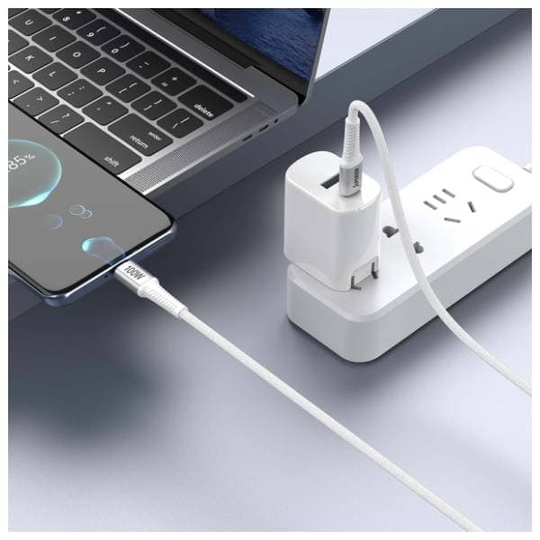 SUPERIOR kabl USB-C SU-K152 (Fast 100W 5A) 1m beli 3