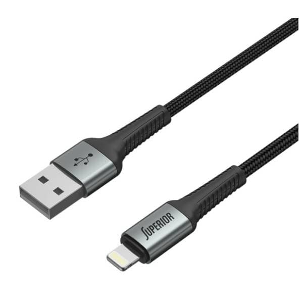 SUPERIOR konverter kabl USB-A na Lightning SU-K104 (Fast 12W 2.4A) 1m crni 0