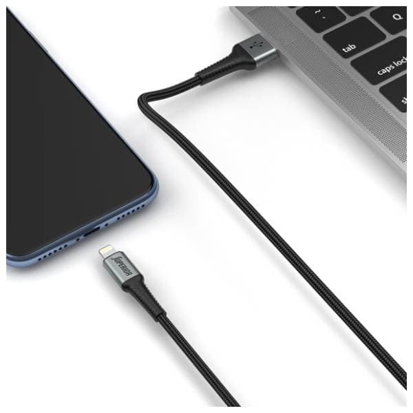 SUPERIOR konverter kabl USB-A na Lightning SU-K104 (Fast 12W 2.4A) 1m crni 2