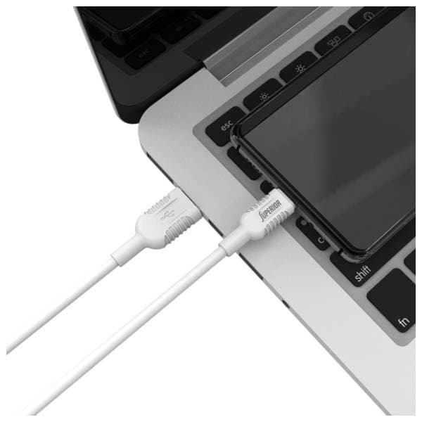 SUPERIOR konverter kabl USB-A na USB-C CO-BX33 (Fast 50W 5A) 1m beli 4