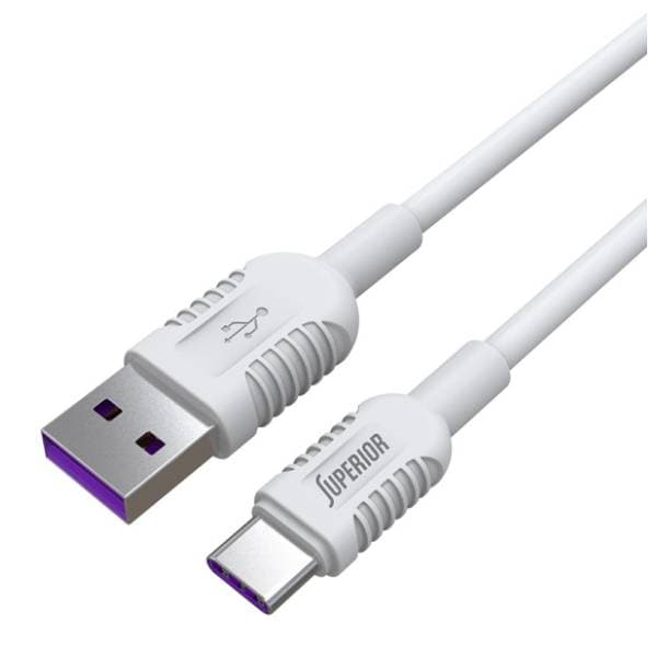 SUPERIOR konverter kabl USB-A na USB-C CO-BX33 (Fast 50W 5A) 1m beli 0