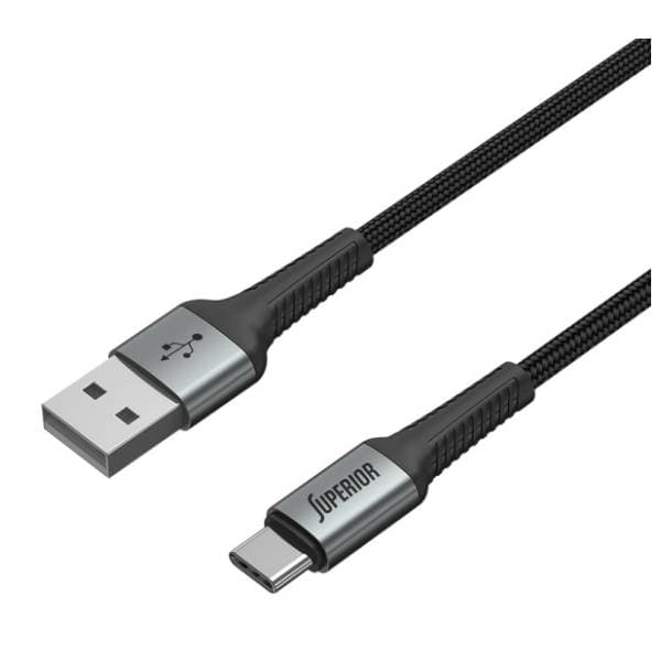 SUPERIOR konverter kabl USB-A na USB-C SU-K108 (Fast 27W 3A) 2m crni 0