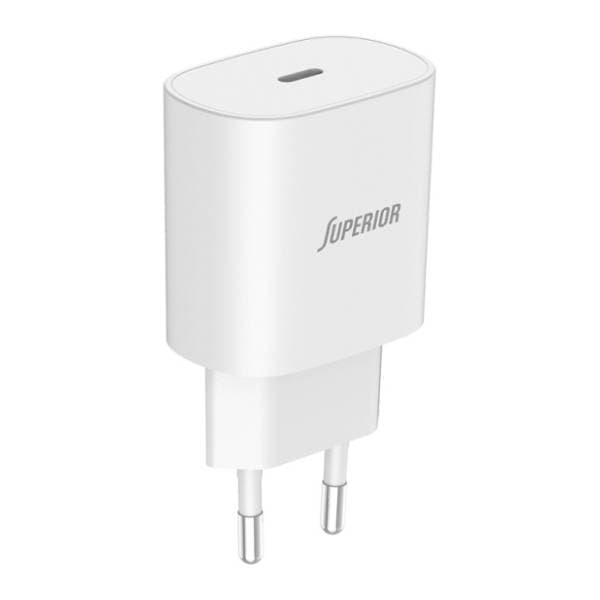 SUPERIOR punjač CO-DC24 25W PD USB-C beli 0