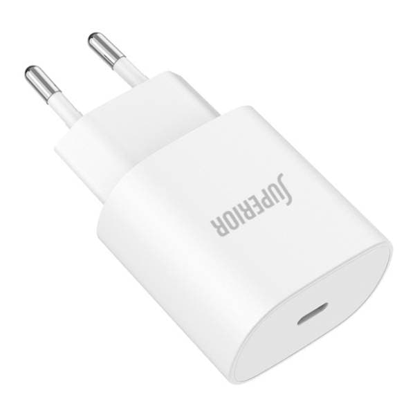 SUPERIOR punjač CO-DC24 25W PD USB-C beli 1
