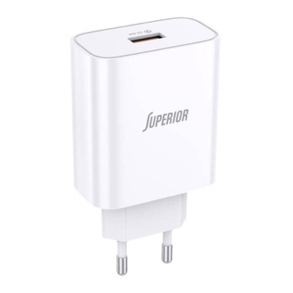 SUPERIOR punjač CO-DC27 Fast QC3.0 22.5W 5A beli 0