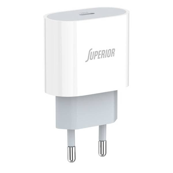 SUPERIOR punjač CO-DC55 Fast PD Type C 20W 3A/ beli 0