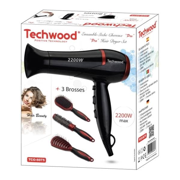TECHWOOD fen i četke za stilizovanje TCO-6075 3