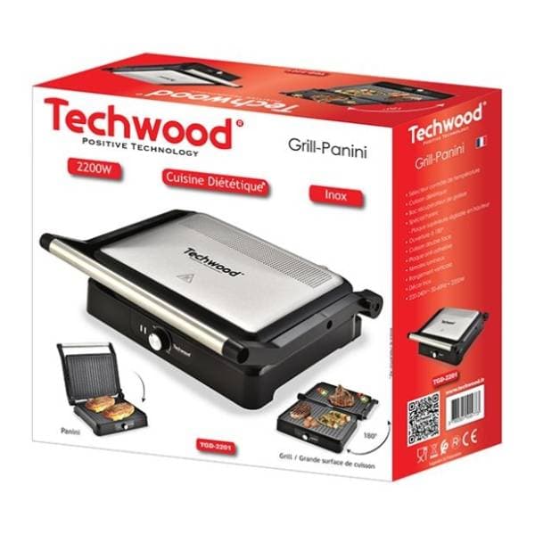 TECHWOOD grill toster TGD-2201 3
