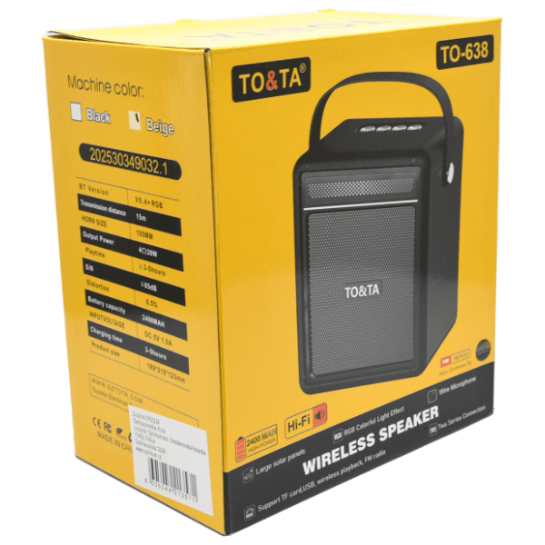 TO&TA bluetooth zvučnik OP25224 WY 20W 5