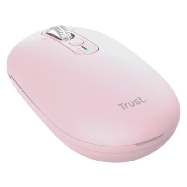 TRUST bežični miš Seron Slim Hyperscroll roze 1