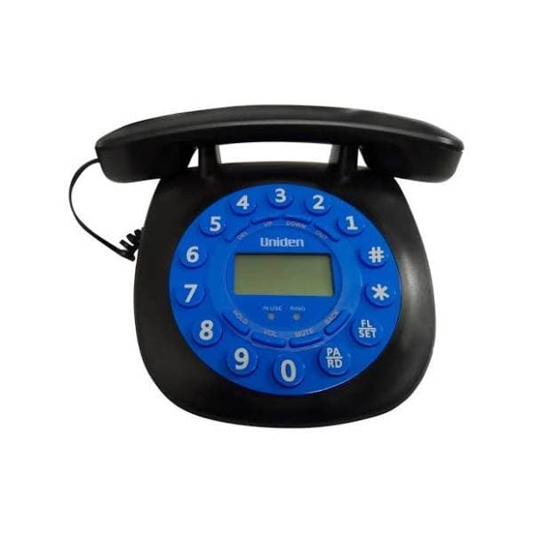 UNIDEN CE6601 plavi žični fiksni telefon 0