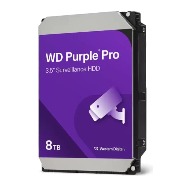 WESTERN DIGITAL hard disk 8TB WD8002PURP Purple Pro Smart Video 0