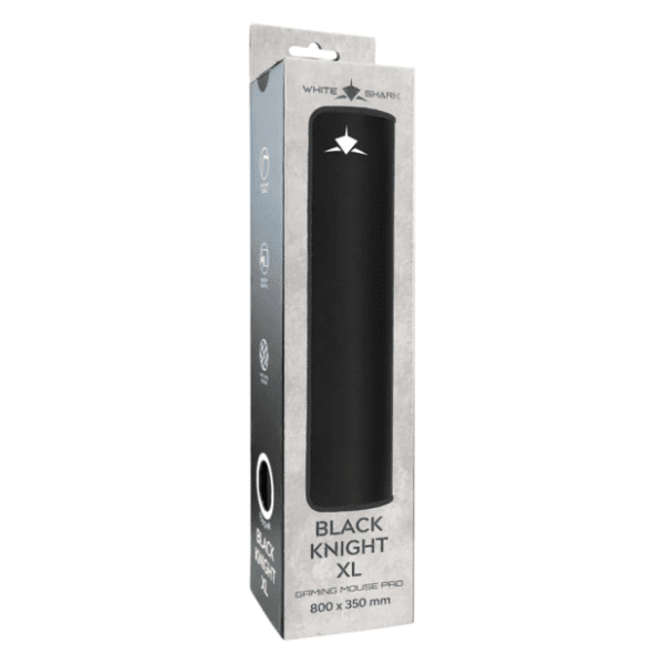 WHITE SHARK podloga za miša Black Knight XL 2