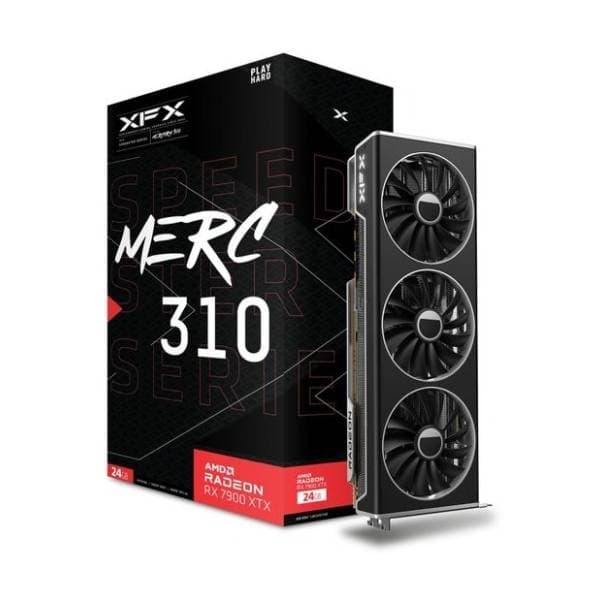 XFX Radeon RX 7900 XTX MERC 310 Black Edition 24GB GDDR6 384-bit grafička kartica 0