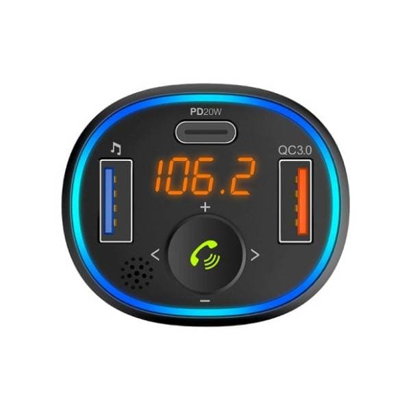 XWAVE auto punjač BT 87 PD20W+QC3.0 38W FM 2