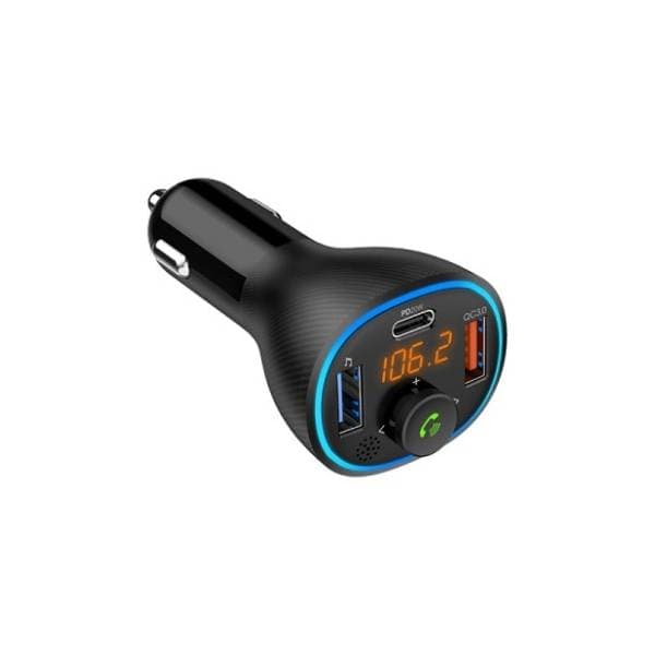 XWAVE auto punjač BT 87 PD20W+QC3.0 38W FM 4
