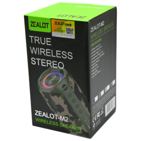 ZEALOT bluetooth zvučnik OP25225 WY 3