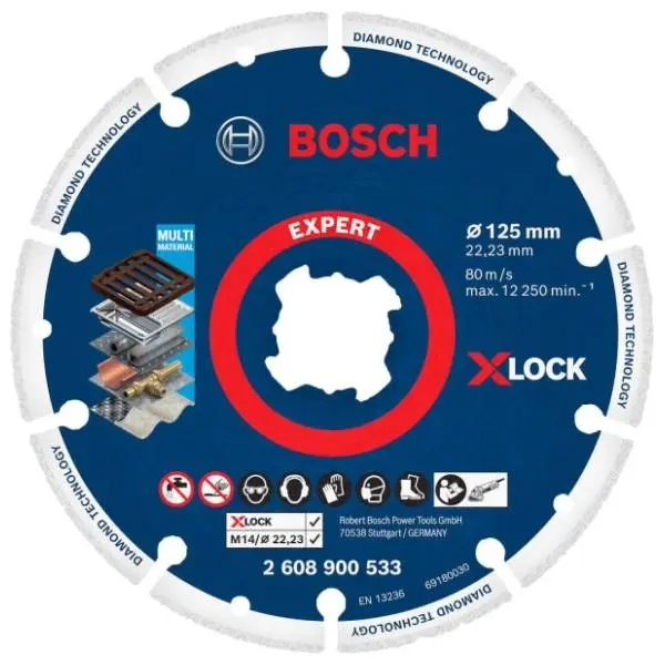 BOSCH 125 x 22,23 mm 2608900533 dijamantska rezna ploča 0