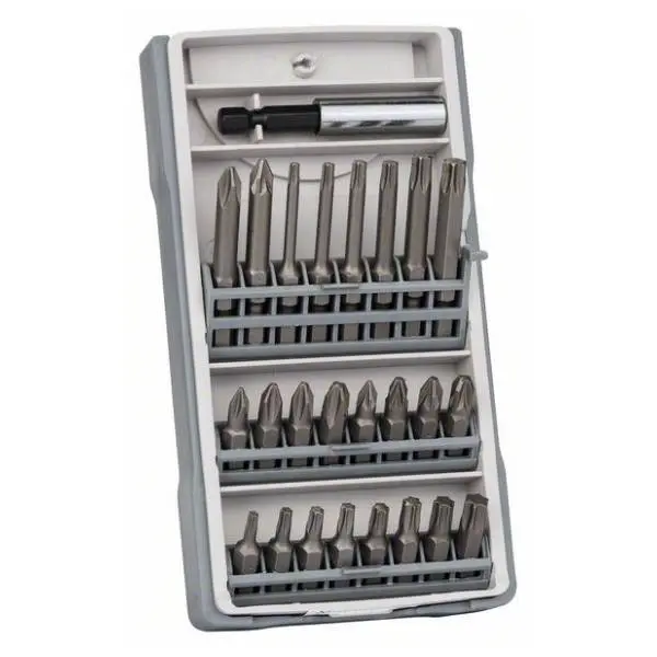 BOSCH 25-delni set bitova 2607017037 sa nastavkom 1