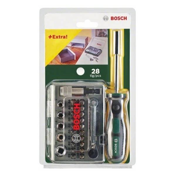 BOSCH 28-delni set bitova i nasadnih ključeva 2607017331 0