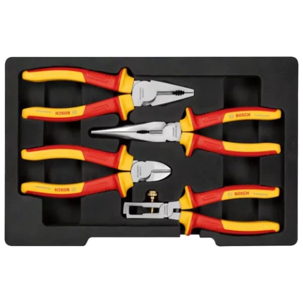BOSCH 4-delni set električarskih klešta 1600A02NG1 0