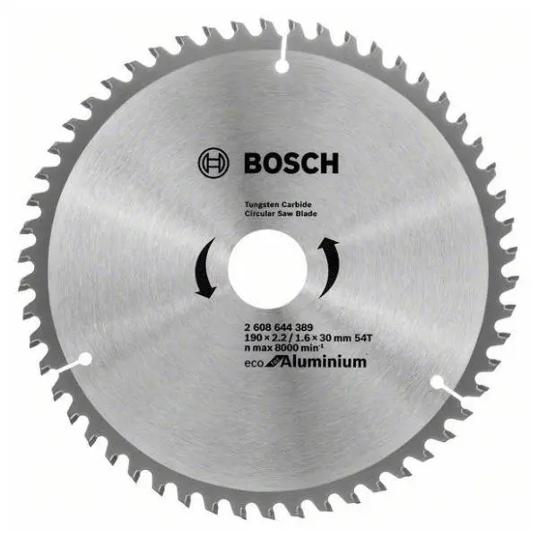 BOSCH Eco for Aluminium list testere 190mm 2608644389 0