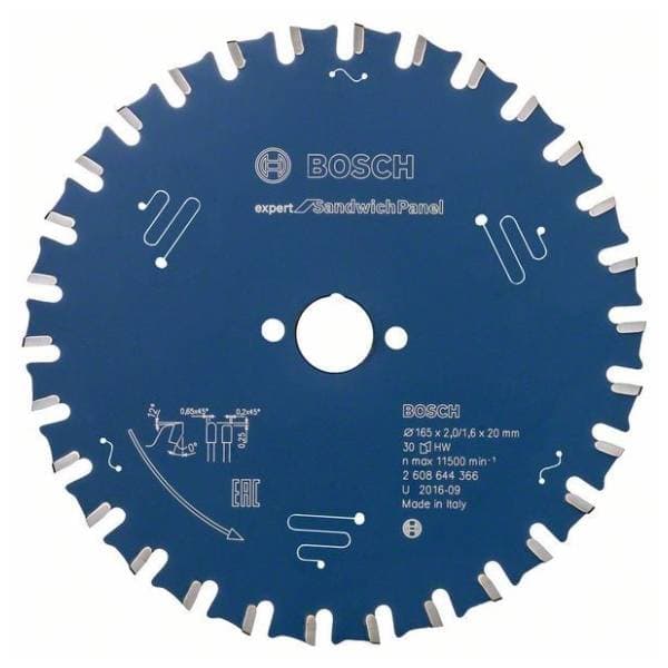 BOSCH Expert for Sandwich Panel list testere 165mm 2608644366 0