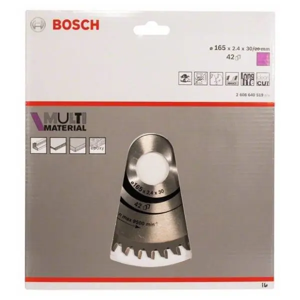 BOSCH Multi Material list testere 165mm 2608640519 1