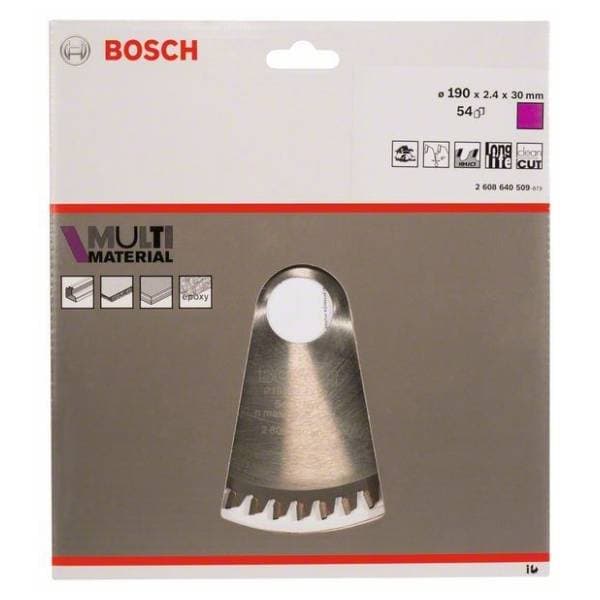 BOSCH Multi Material list testere 190mm 2608640509 1